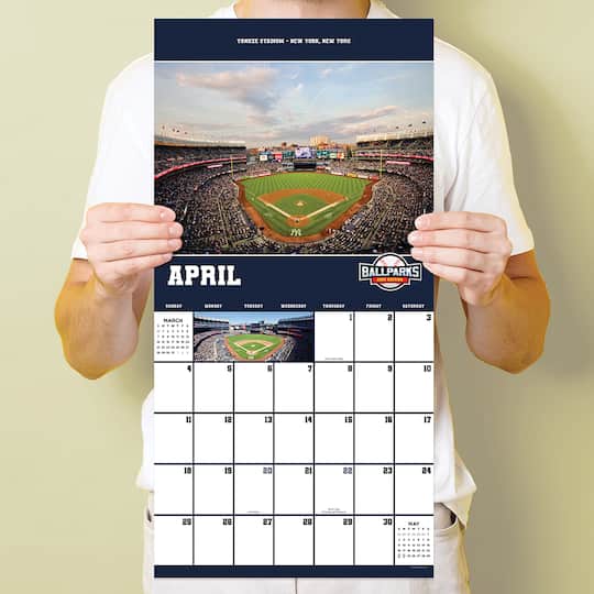 2027 Ballparks Wall Calendar